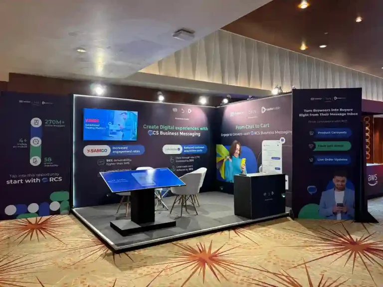 ROUTE MOBILE BOOTH AT BANGALORE